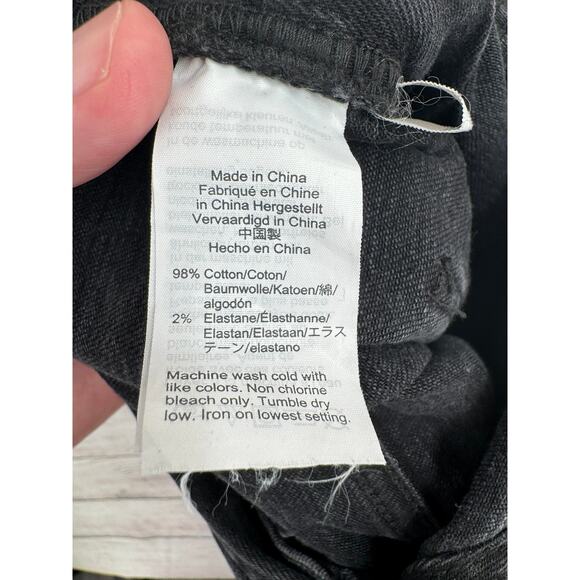 Madewell Skinny Overalls Womens XS Black Lunar Wash Stretch Denim - Picture 9 of 12